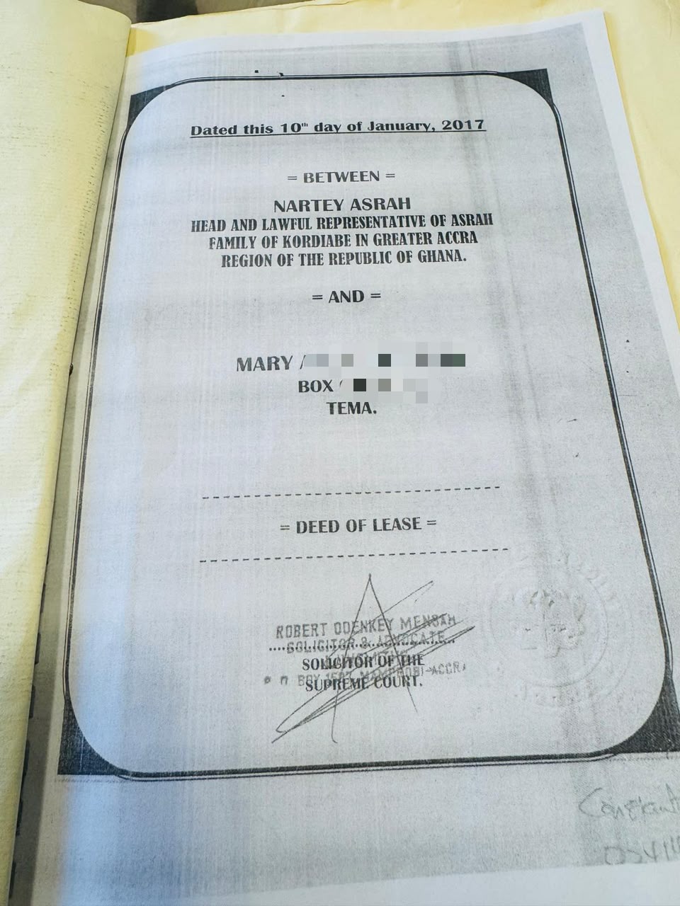 Registered Land with Title